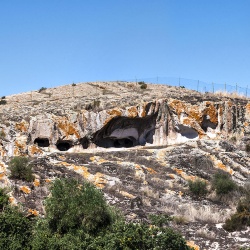 Necropoli di Partulesi, veduta panoramica dell'area